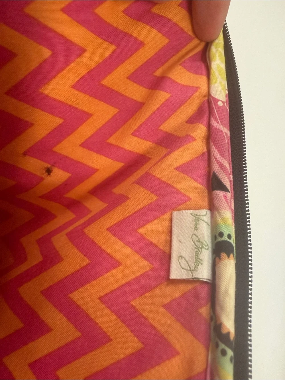 Vera Bradley Ziggy Zinnia Tablet Sleeve in Pink, Orange, Yellow & Green